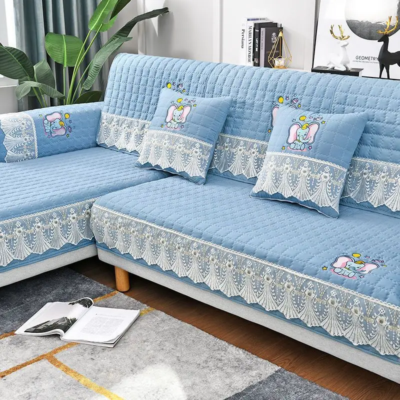 

Embroidery sofa cushion universal non-slip cushion in all seasons living room summer sofa seat cushion non-slip and breathable