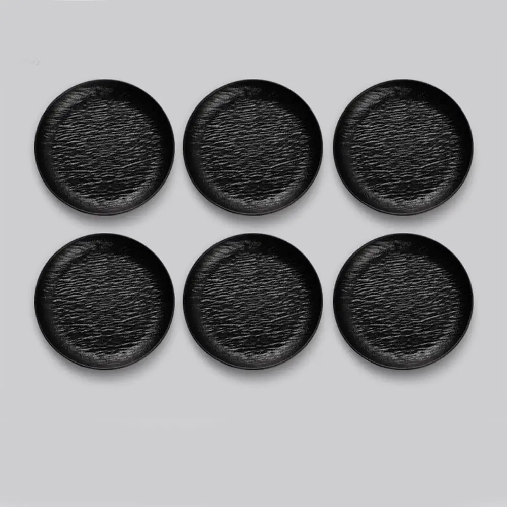 INS حجر الحبوب العظام لوحة مع قاعدة أطباق الطعام مقاومة للكسر طبق سلطة قابلة لإعادة الاستخدام الحلوى طبق تقديم الحلوى قسط ستيك الطعام #3