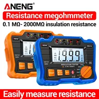 ANENG MH10 Desktop Megohm Meter 0.1 MΩ- 2000MΩ Insulation Resistance Tester Electrical Resistor Ohm Megohmmeter LCD Backlight