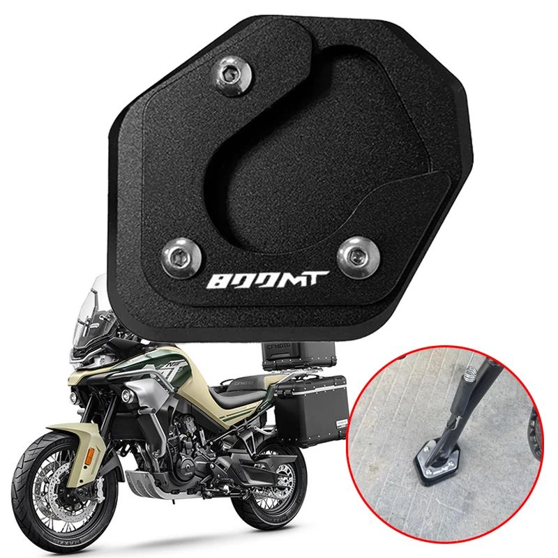 

CF800MT Motorcycle CNC Plate Kickstand Extension Motorcycles Foot Side Stand Fit For CFMOTO CF MOTO 800MT MT800 800 MT 2021-2024