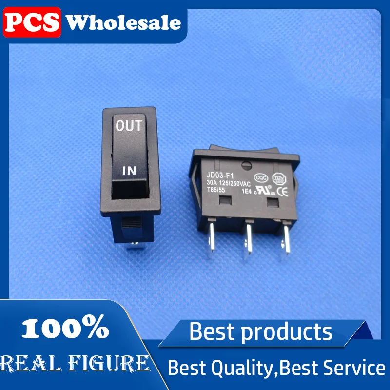 JD03-F1 point-action bilateral self-resetting boat-type switch 3-pin 3-position silver contact 30A 125/250V