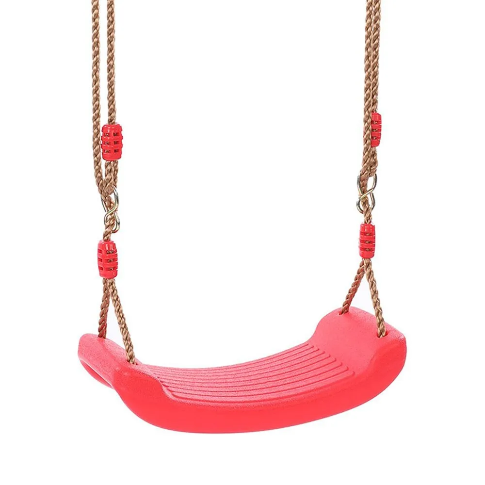 Columpio de plástico Multicolor para niños con cuerda colgante, accesorios de columpio, silla de suspensión de fácil instalación para interiores y exteriores