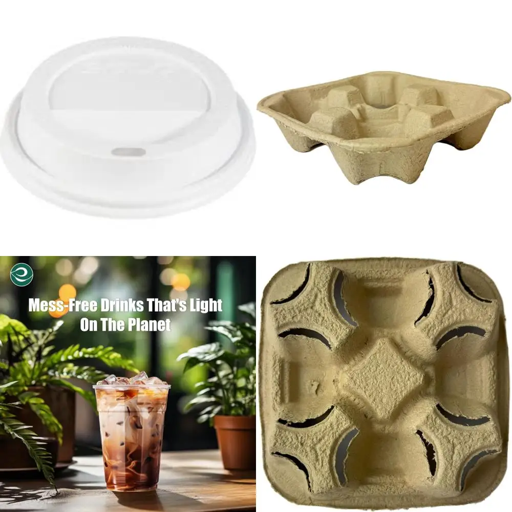 

Traveler Drink-Thru Lids for 10oz Cups, White, 100 Count per Pack, 10 Packs per Carton, Bulk Beverage Accessories