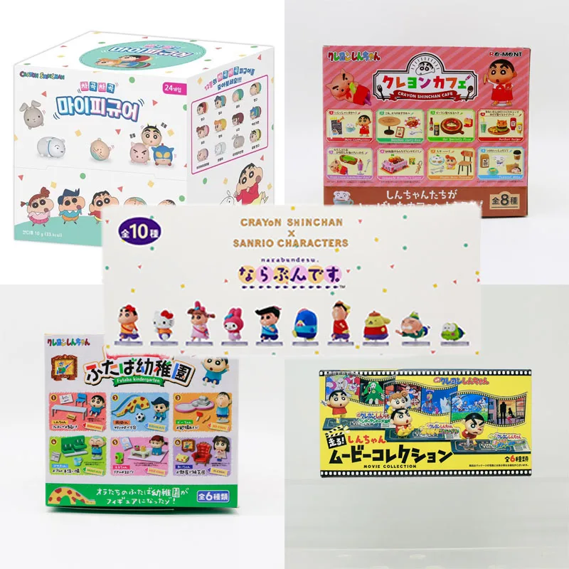 

Crayon Shin-chan Futaba Kindergarten Blind Box Gifts Toy Model Anime Figures Collect Ornaments