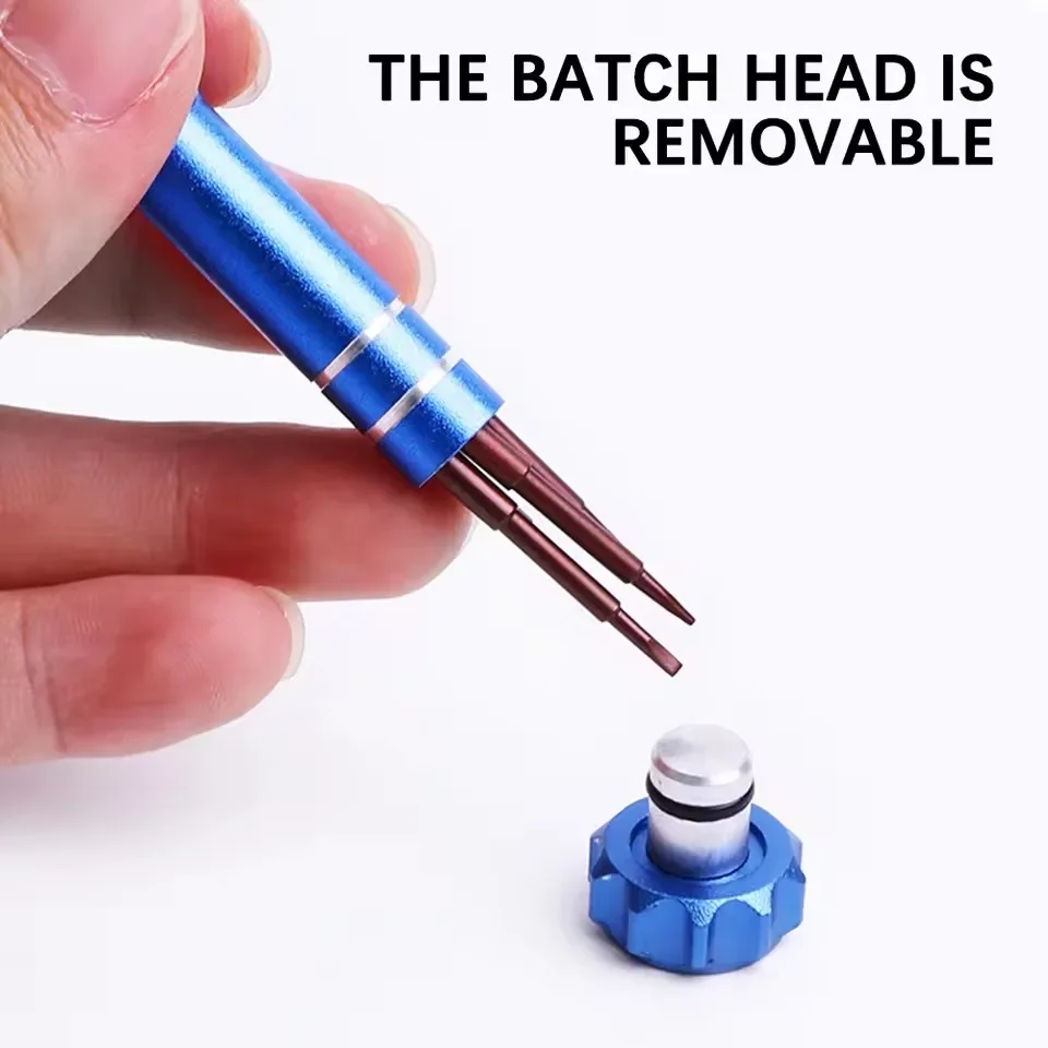 5 في 1 مفك صغير مجموعة الكروم الفاناديوم سبائك الصلب التفكيك مفتاح مفك مسامير DIY بها بنفسك أدوات يدوية لإصلاح الهاتف المحمول