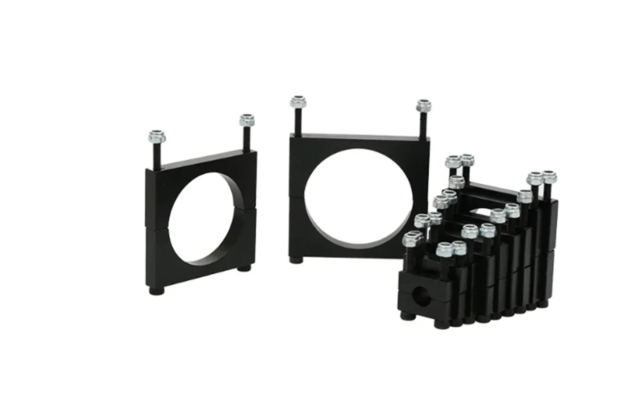 

10PCS Aluminum Alloy 16mm 20mm 25mm Pipe Clamp Tubing Clip Carbon Tube Joint Connector for RC Plant UAV