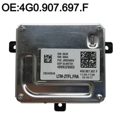 성잉 4G 0907697 F DRL 제어 드라이브 컴퓨터 모듈 LED 안정기 새 제품(비 원본) 4G0.907.697.F