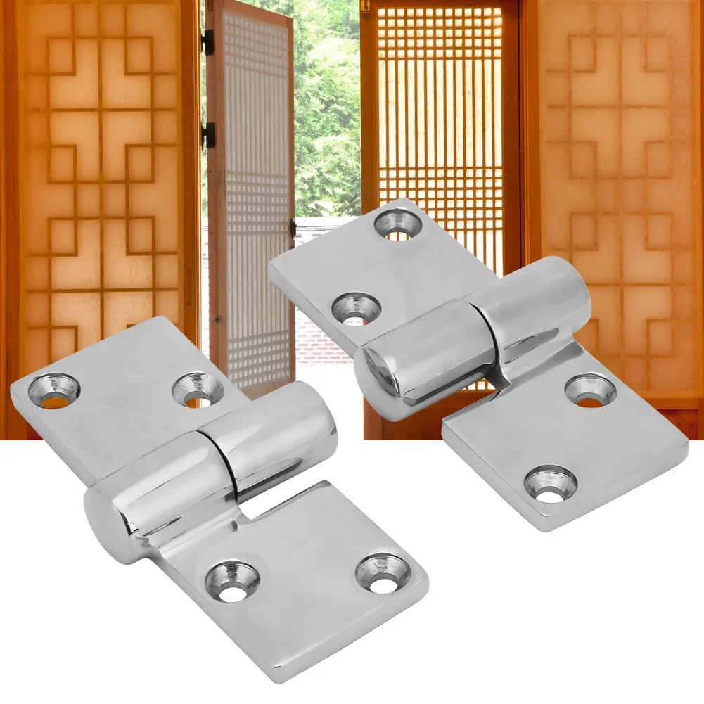 

2Pcs Left and Right TakE Apart Stainless Steel Hinge Boat Deck Accessories 90*38mm