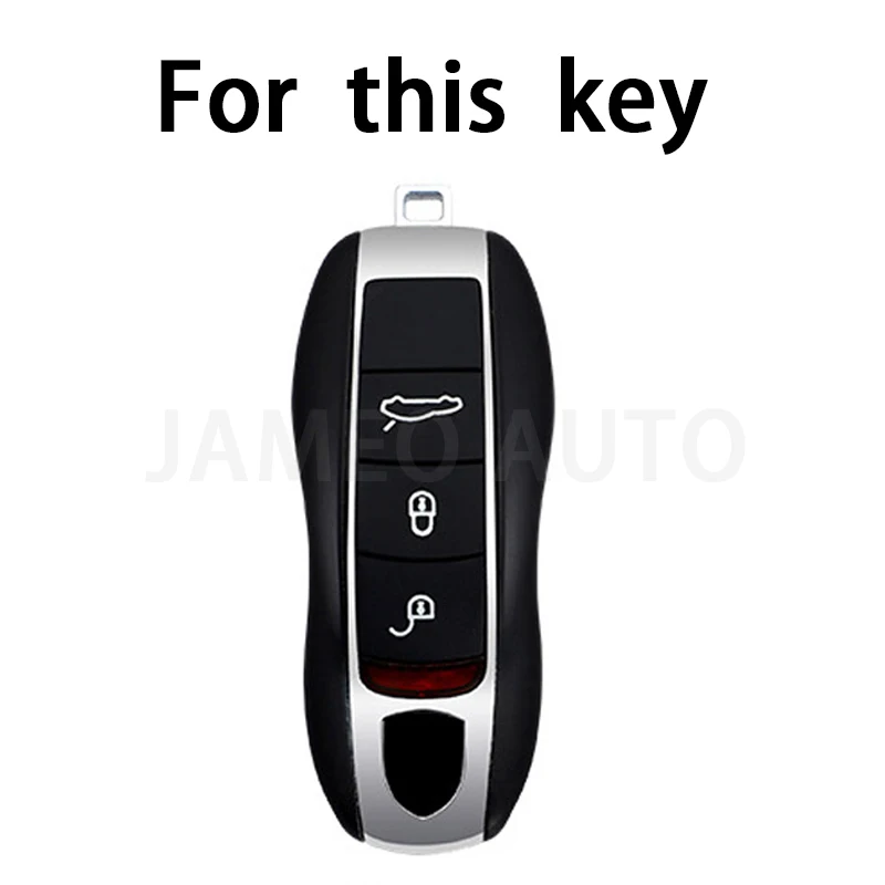 Tampa da chave do carro TPU, Shell chave para Porsche Cayenne 958, Macan 911, Panamera 996, 991, Boxster 987, 997, 2019, 2020 Acessórios