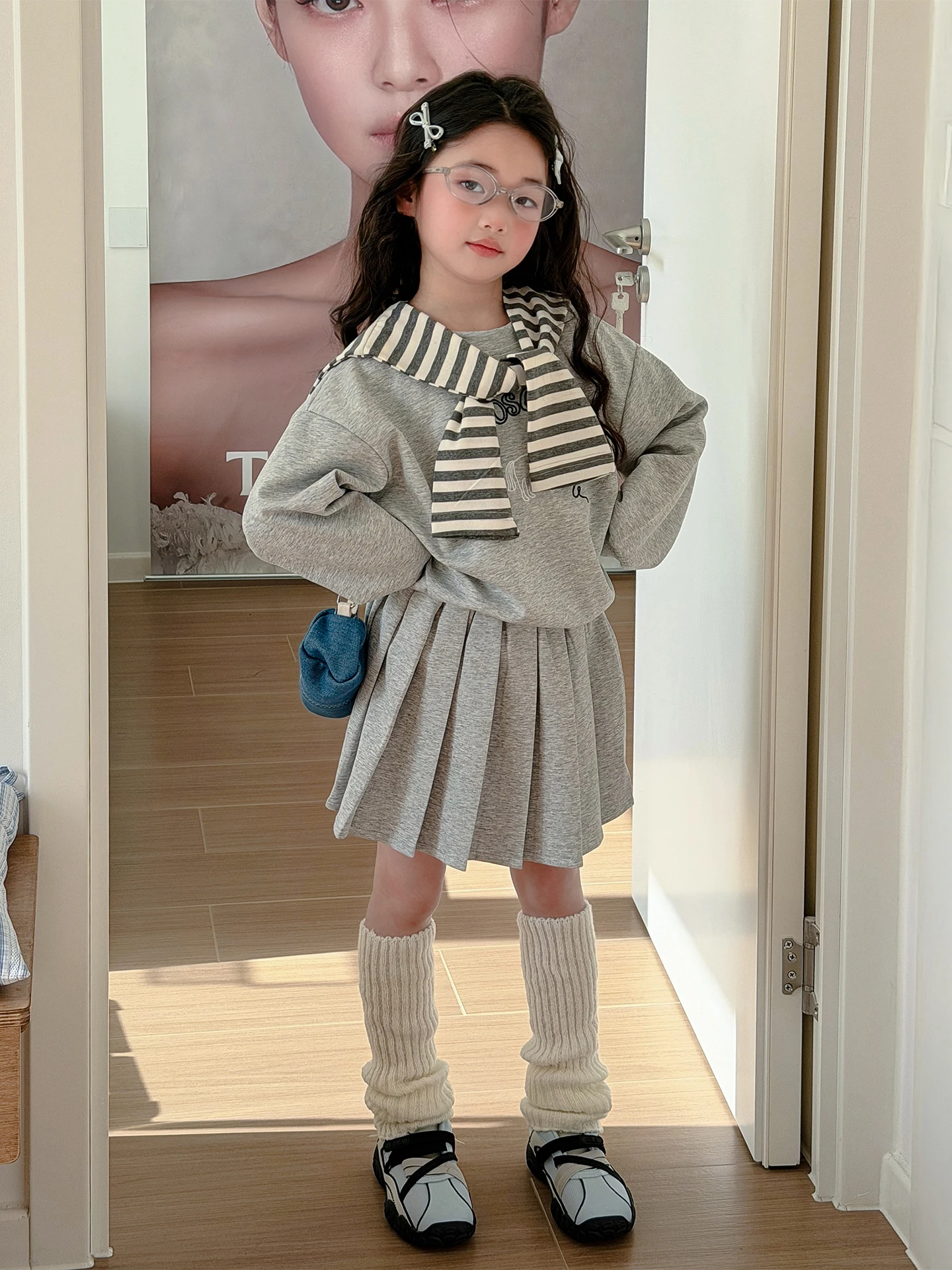 conjunto-de-ropa-de-primavera-para-ninas-estilo-preppy-a-la-moda-falda-corta-manga-larga-cuello-redondo-mezcla-de-algodo