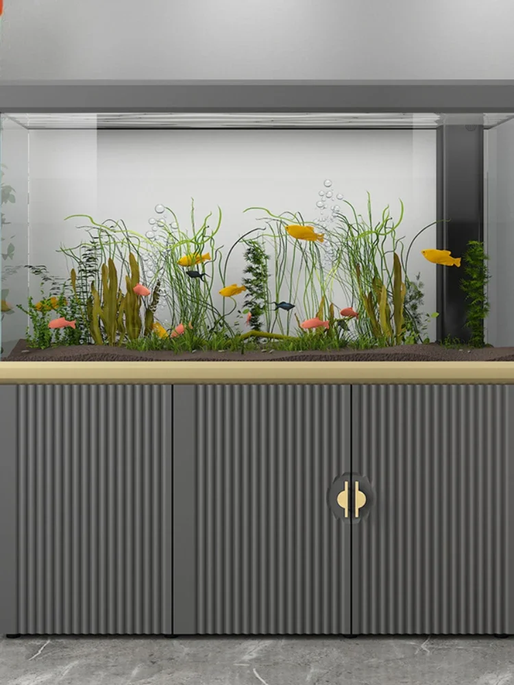 Ecological Fish Tank Living Room Partition Screens Home Ornamental Fish Landscape 1