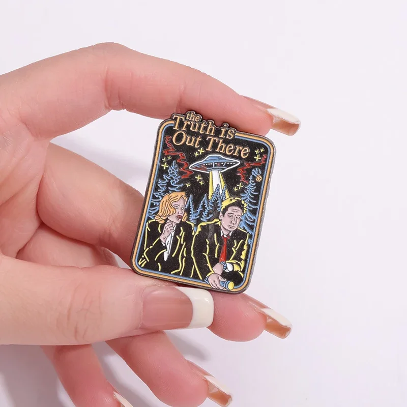 Classic Science Fiction Anime Movies Inspiration Brooch Enamel Pin Lapel Bag Badge Ornaments Funny Jewelry Gift for kids Friends