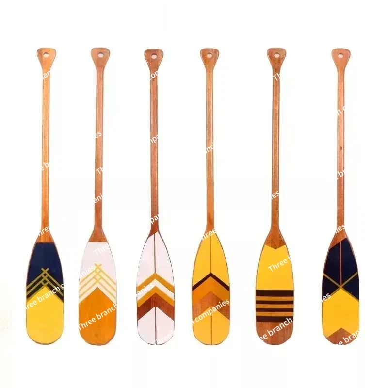 120Cm Vintage Style Decoration Wooden Rowing Boat Oars Canoe Paddle