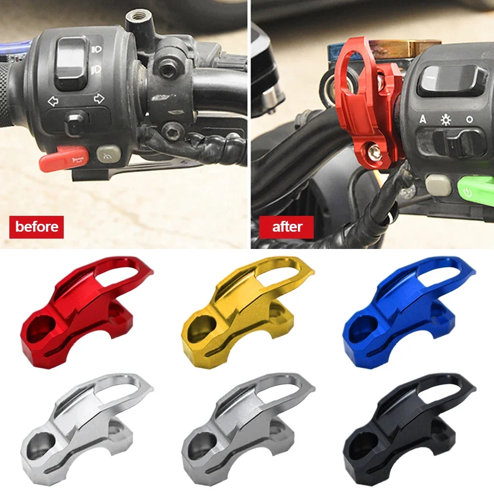 Aluminum Alloy Motorcycle Modified Upper Pump Side Hook Side Helmet Hook N1S Storage Hook Pump Side Hook for E-bike UQI U+B