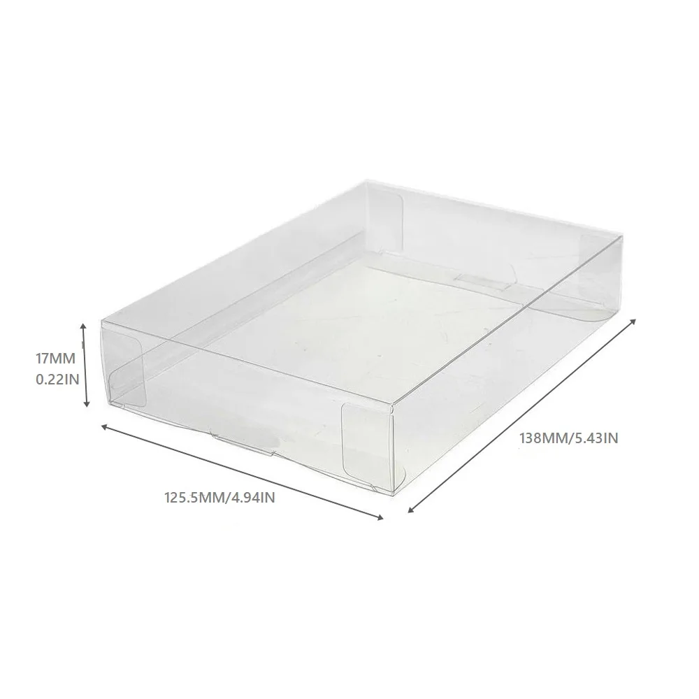 Ruitroliker 20Pcs Protector Case Clear Protection Box Display Box for  NDS Games Cartridge box