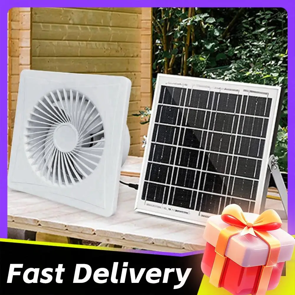 

Солнечный 12В вытяжной вентилятор с защитой от комаров, вытяжка для ванной, кухни, туалета, настенный вентилятор для окон