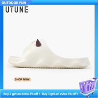 UTUNE Little Devil Slippers for Women Cute Cartoon Demon Face Design Non-Slip Bathroom Slides Soft Thick Sole Summer Sandals