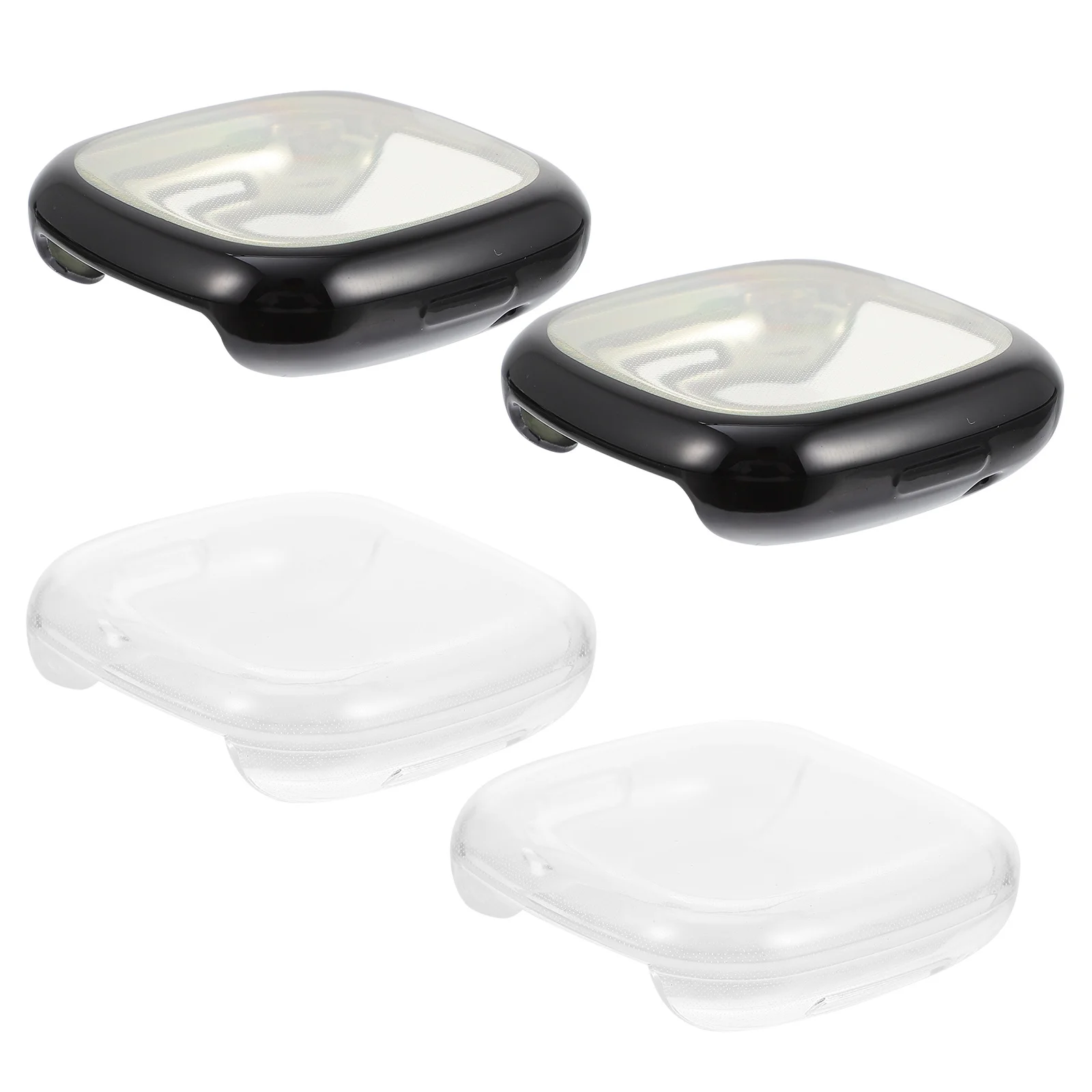 4pcs Electroplated Protective Case For Smartwatch Full Coverage Bumper Shell Tpu Screen Protector Smartwatch Protection Shell