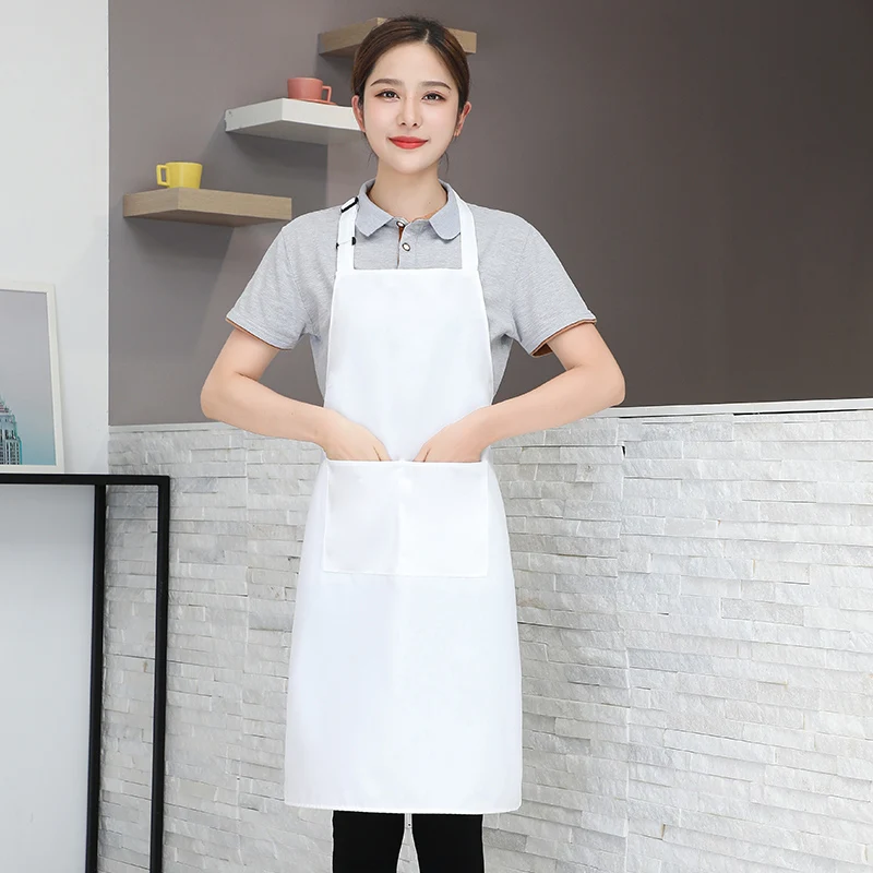 Kok Schort 2/1pcs Chef Keuken Werkschort voor Catering Hotel Kantine Bakken Cafe Bakkerij Nagelsalon Huishoudelijke schoonmaak Koken