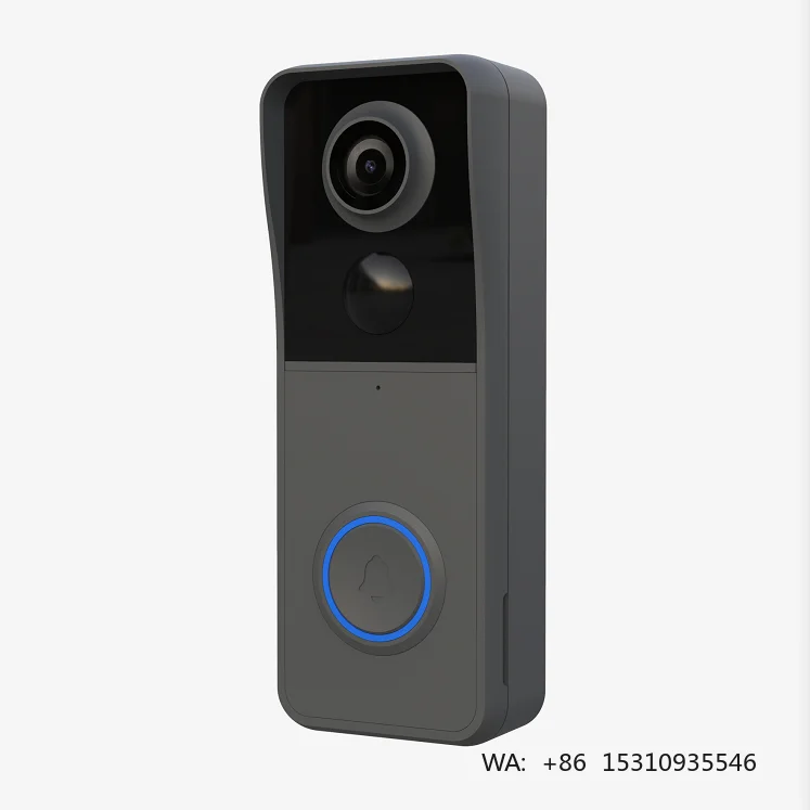 1080P Night Vision Video Doorbell Camera with 18650 Battery HD 2-Way Calling Door Bell-1080P Night Vision Door Phones