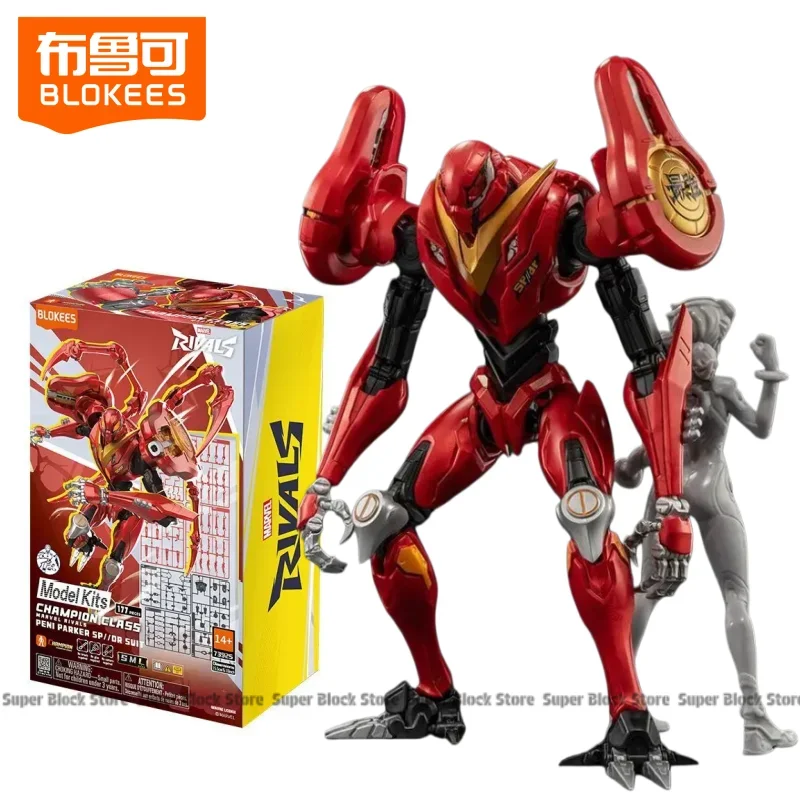 New Blokees Building Block Man Marvel Contend Marvel Beyond Edition Peter Parker Anime Character Figure Model Splicing Toy Gift