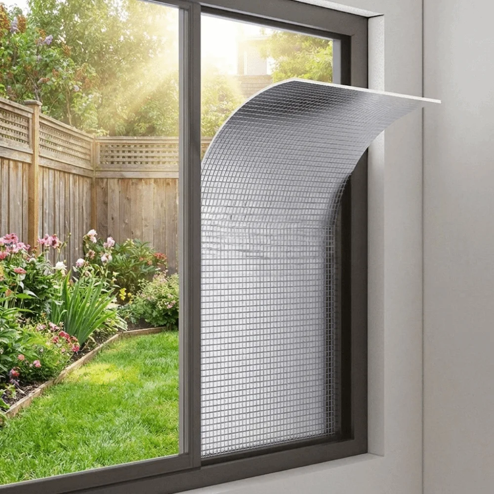 Self-adhesive Roof Insulation Film Heat Insulation Anti UV Full Blackout Film Aluminum Foil Light Blocking Window Curtains