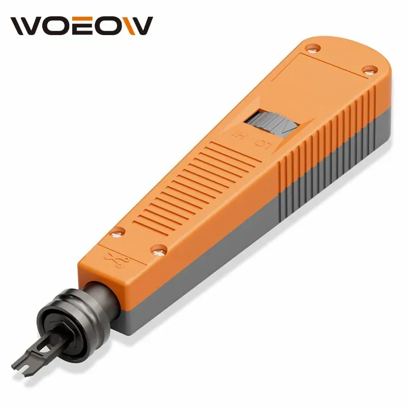 WoeoW Punch Down Tool with 110 Blade Type for Ethernet Punch Down Block Keystone Jack & Network Wire Cable Repair