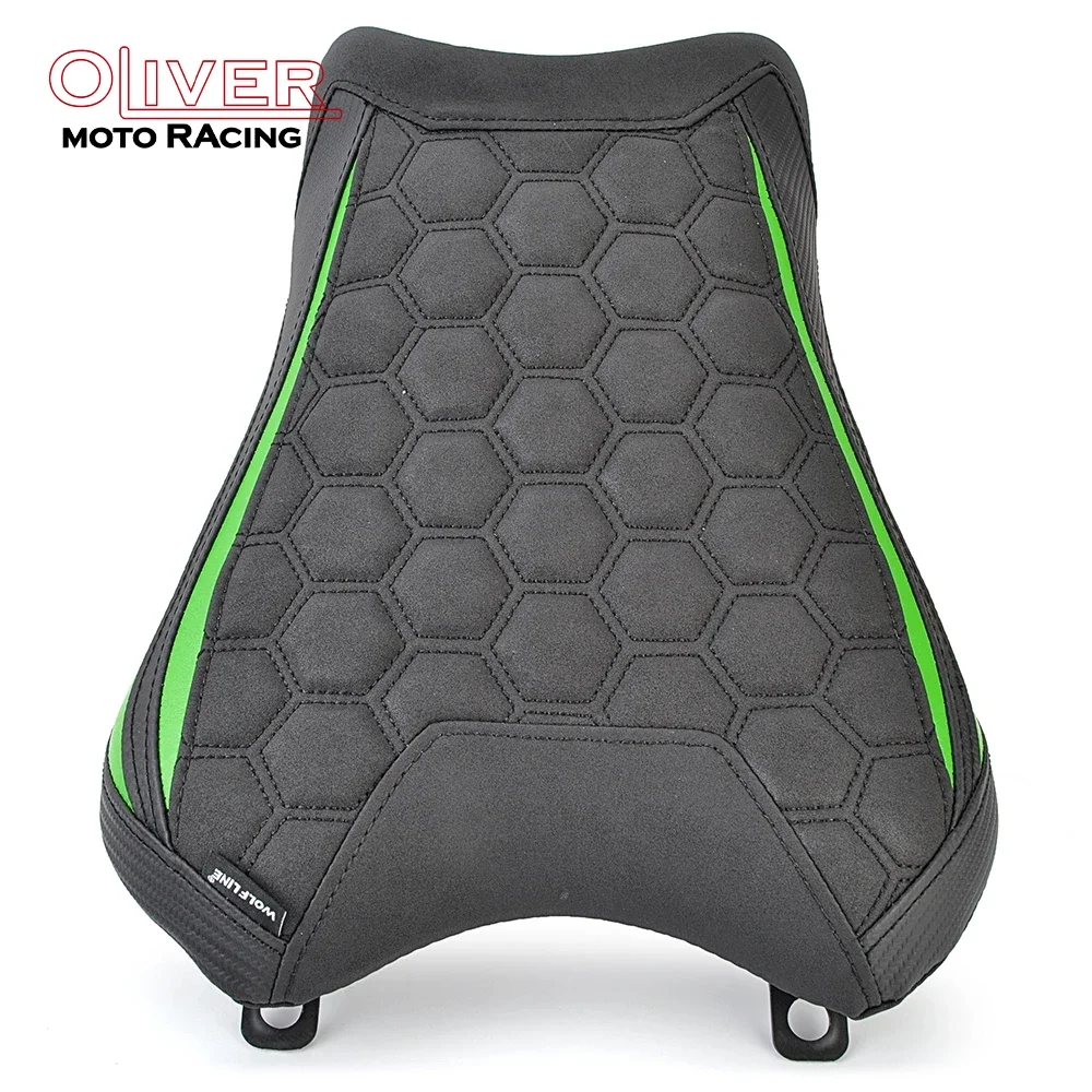 2025 ZX10R ZX10RR Front Rear Solo Seat Cowl Cushion Pad Synthetic Leather for Kawasaki Ninja ZX-10R ZX-10RR ZX 10R 2021 - 2024