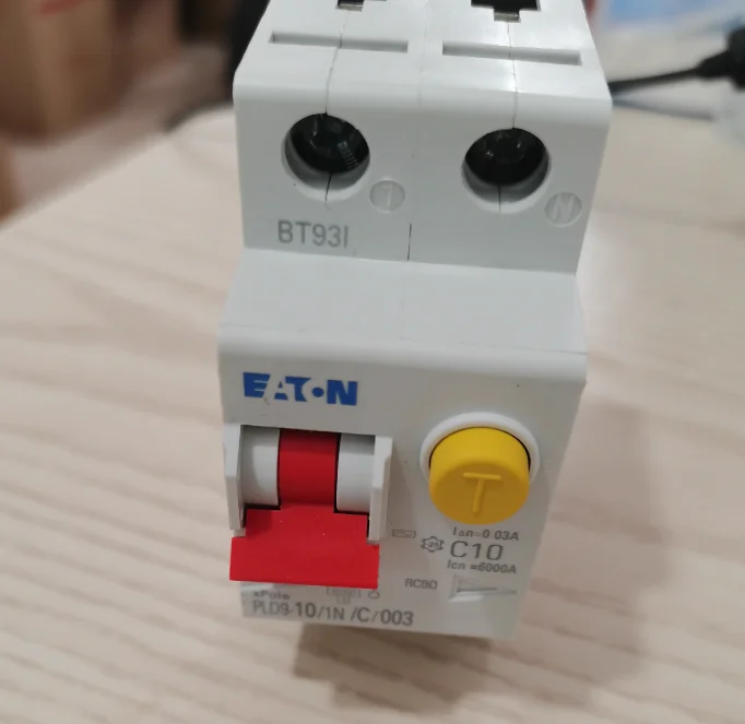 New original EATON integrated electronic leakage protection circuit breaker PLD9-10/1N/C/003