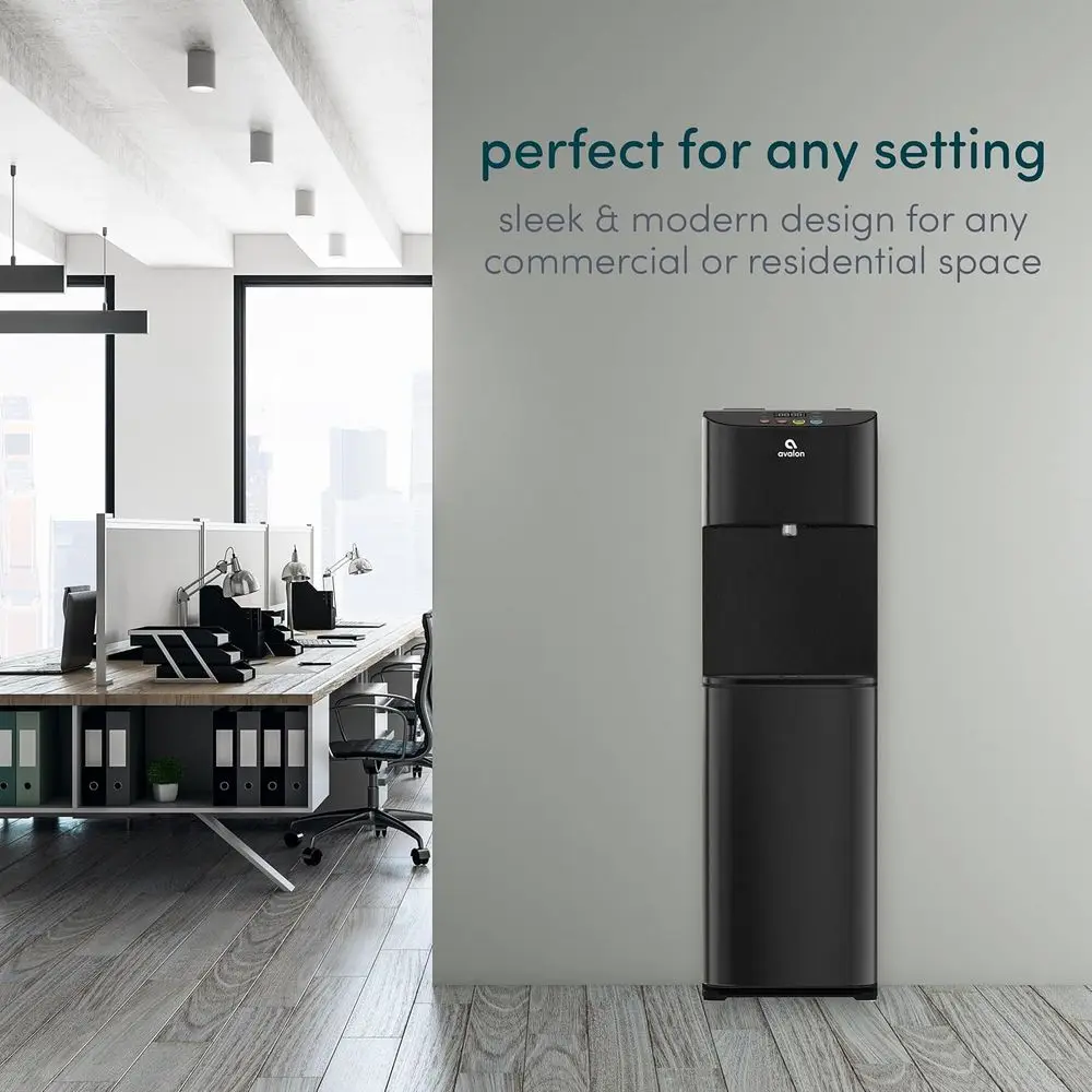 Electronic Bottom Loading Water Cooler Dispenser - 3 Temperatures, Hot, Cool & Cold, Digital Clock with Temperature Control, Dur view 6