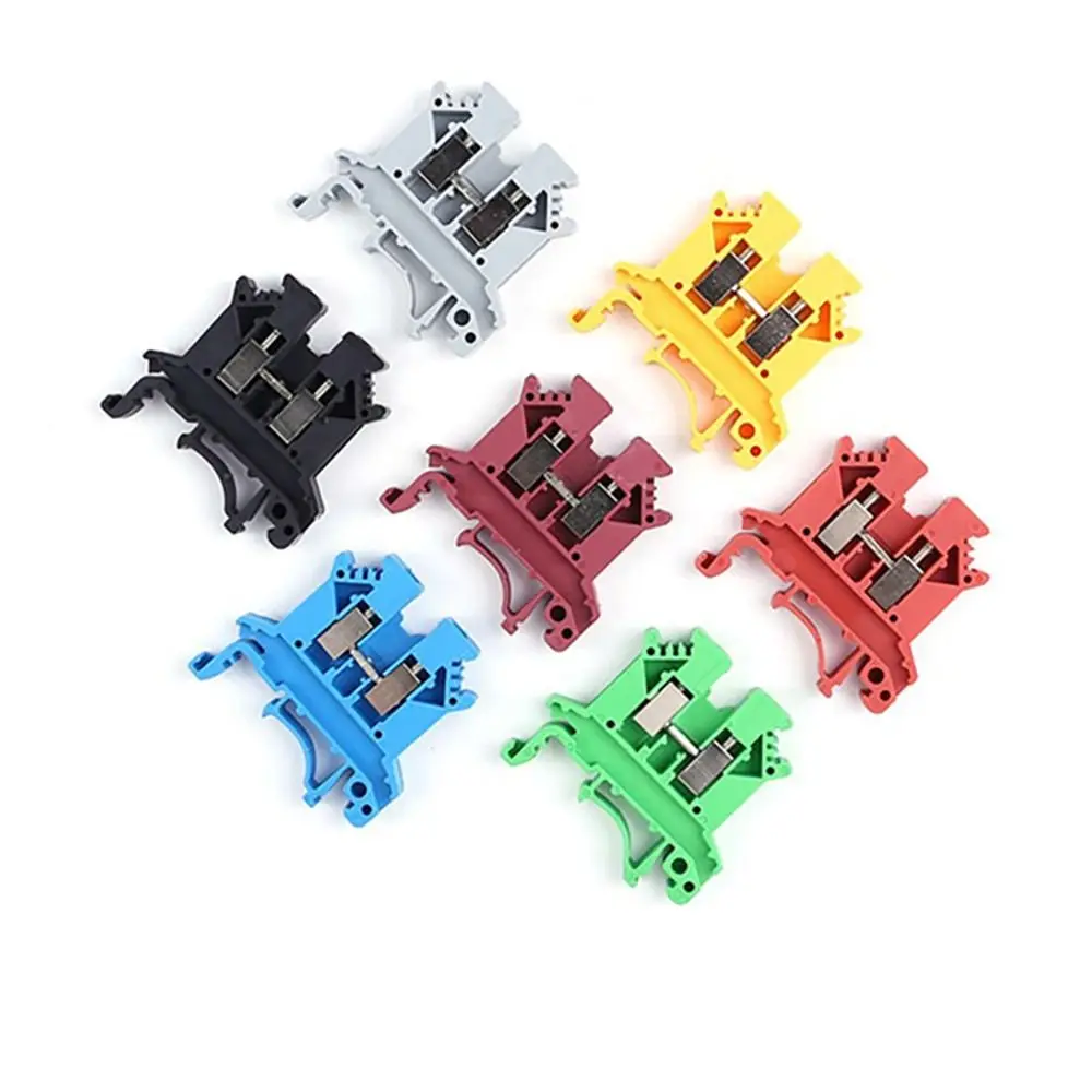 Terminal Terminal Block Screw Connection Electrical Wire Conductor Din Rail Terminal Block Cable Connector Screw Clamp