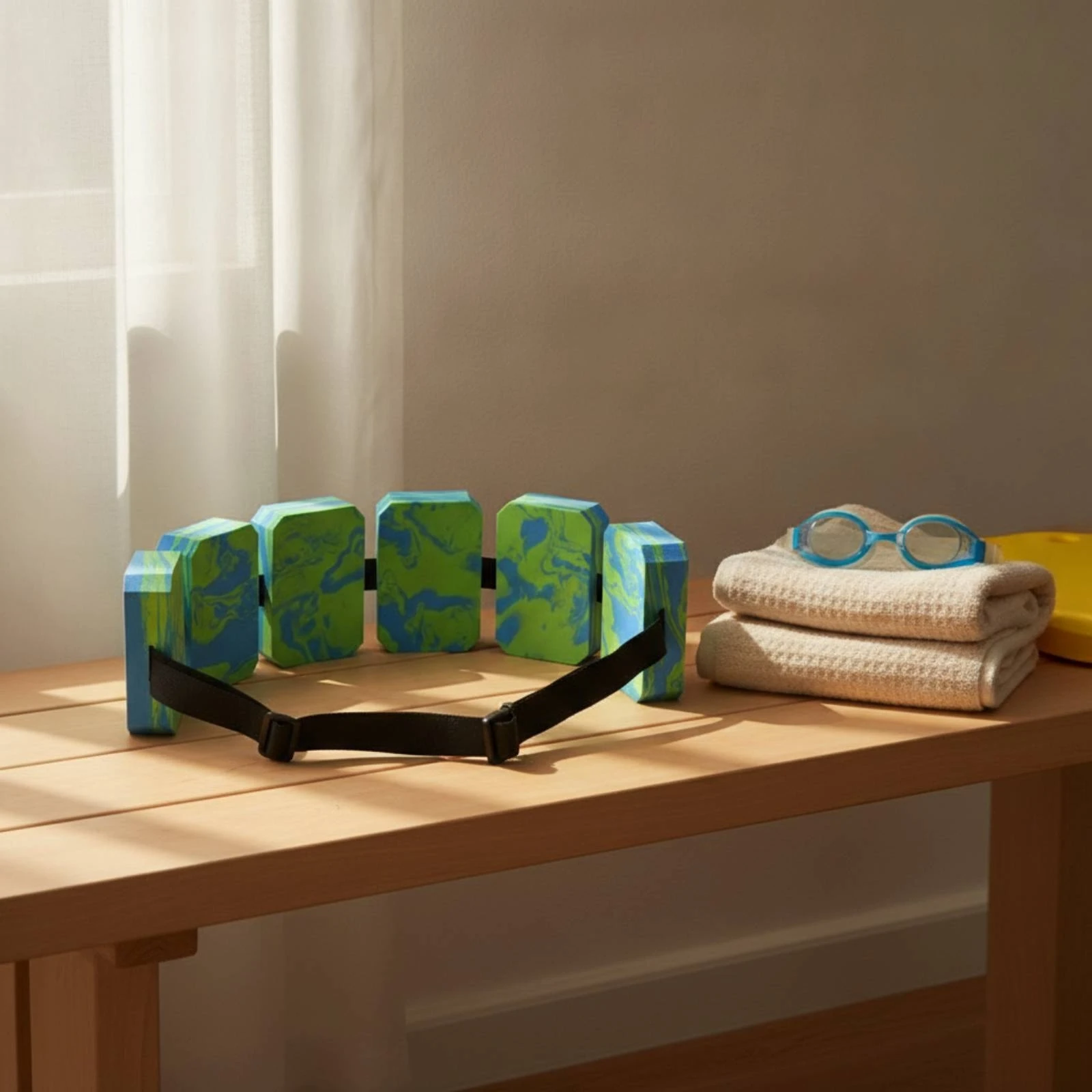Buoyancy Waist Belt Buoyant Swimming Belt with Foam Blocks Waist Float Easy to Clean Lightweight for Children, Pool