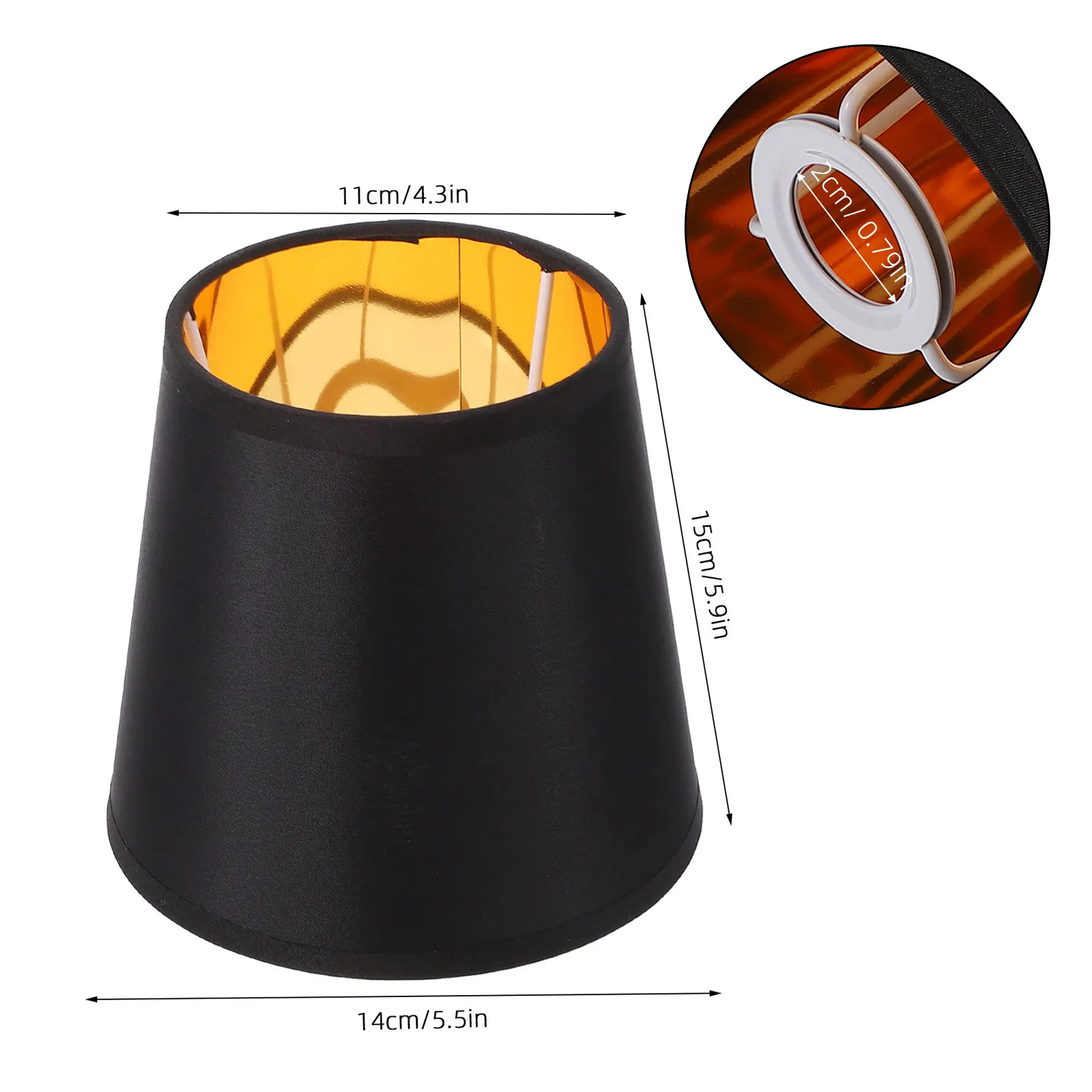 E14 Cloth Lamp Shade Handmade Drum Style Fabric Lamp Cover for Living Room Bedroom Dining Room Ceiling Light Romantic Atmosphere