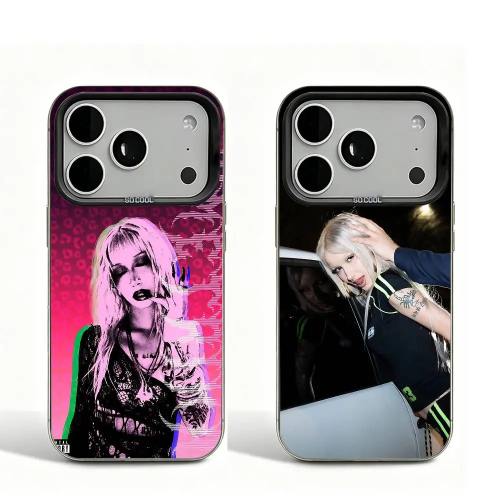 

Rapper Metrika Black Matte Case For iPhone 16 15 17 14 11 12 13 Pro Max So Cool Lens Bumper Printed Cover