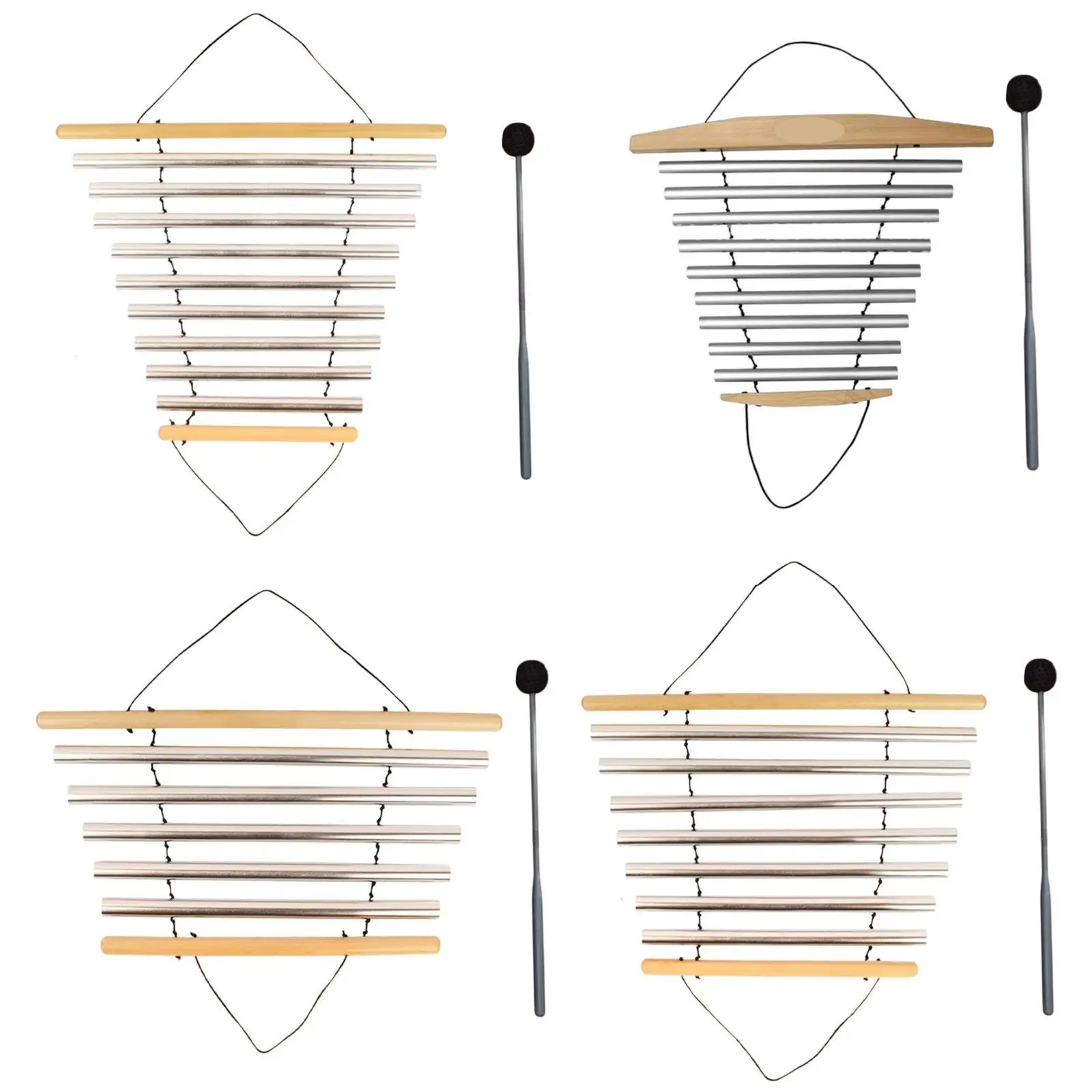 

Meditation Flow Chime, Meditation Bowl Sound, Musical Instruments, Tubular Flow Chime with Mallet for Home Office