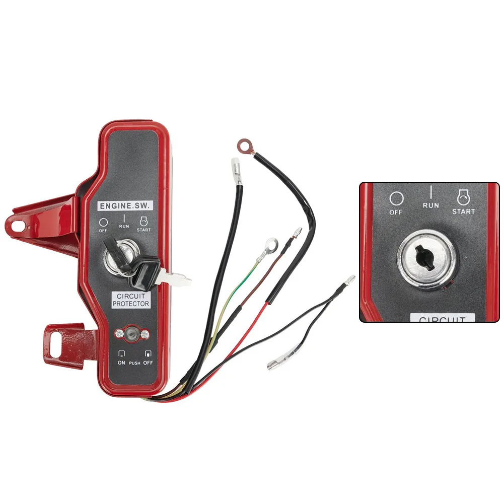 

High Conductivity Electric Ignition Switch with 2 Spare Keys for GX200 For GX390 GX420 Engine Based Generator Systems