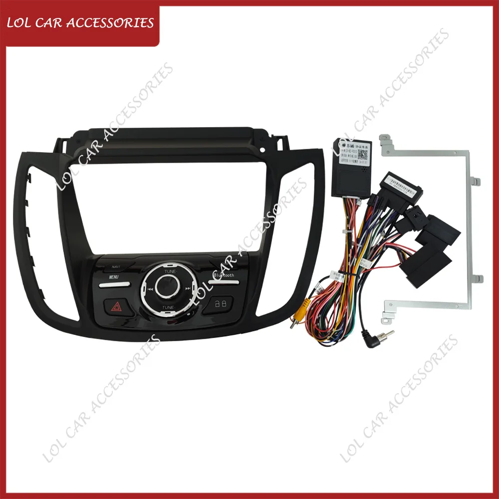 9 Inch For FORD Escape Kuga C-max 2011-2018 Car Radio Stereo Android MP5 Player 2 Din Head Unit Fascia Dash Board Casing Frame