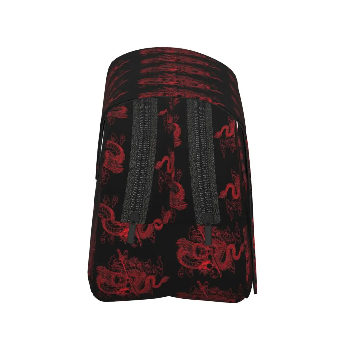 Red Chinese Dragon With Black Background Pencil Cases Pen Holder Hard Shell Leather Large Storage Pen Box Pencil Bag Kids School
