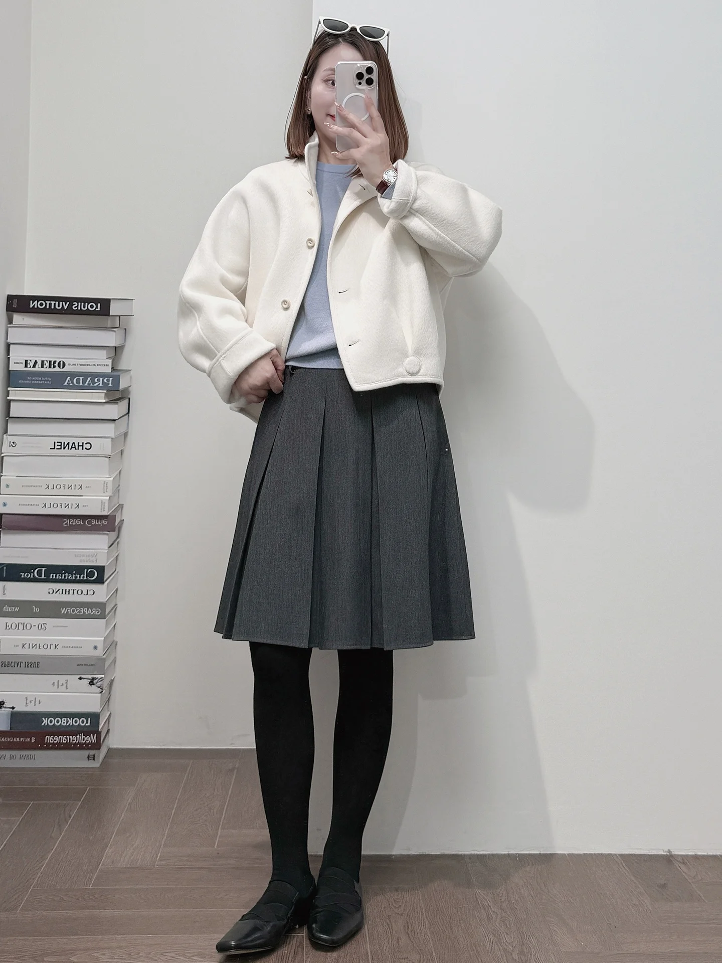 

Шерстяное пальто ST Edition двустороннее, высококачественное, теплое, модное, 100% шерсть, женская верхняя одежда