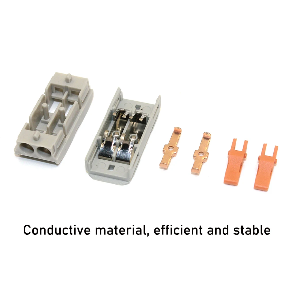 10/50pcs Quick Wire Connector Universal Compact Wiring Splicing Conector  Electrical Push In Lighting Terminal Block Connector