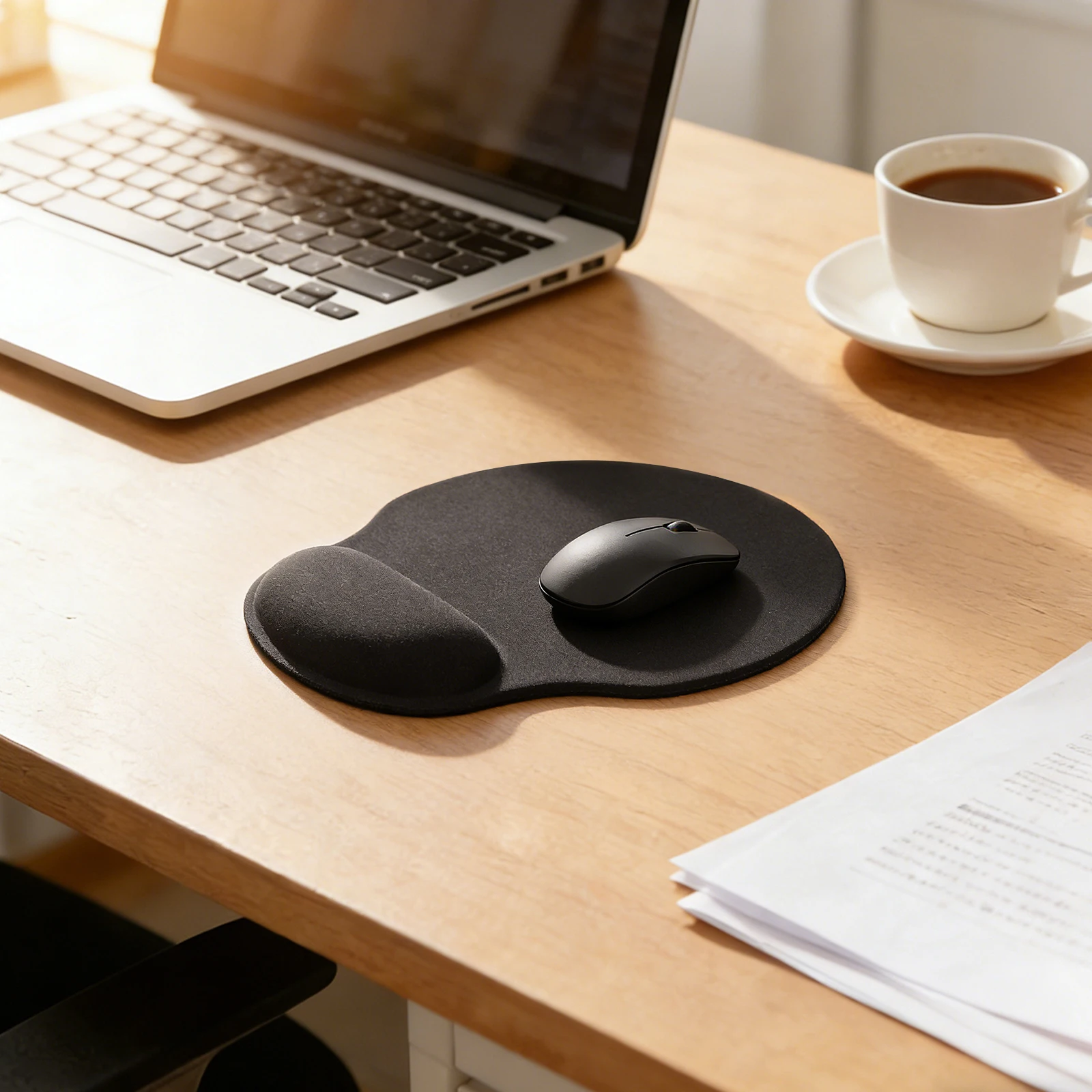 

3 шт., эргономичная подставка для запястья, коврик для мыши, нескользящая основа, удобная поддержка для офиса, дома, путешествий, аксессуар для компьютерного игрового стола