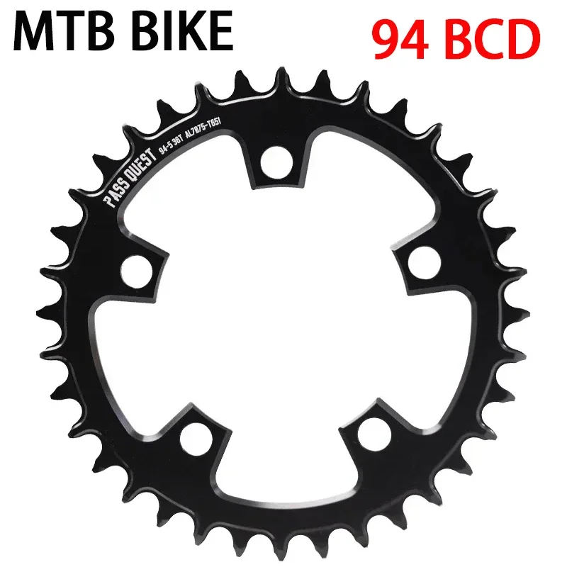 94 BCD chainring for 10/11/12 speed bike chain 32T/34T/36T/38T/40T/42T/44T/46T 5 bolt ROUND Narrow Wide Chainring