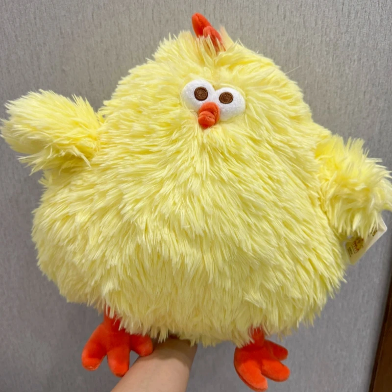 Official Miniso Dundun Chicken Plush Toy Cute Creative Vegetables Doll Throw Pillow Funny Friend Birthday Favorite Exquisite Gif
