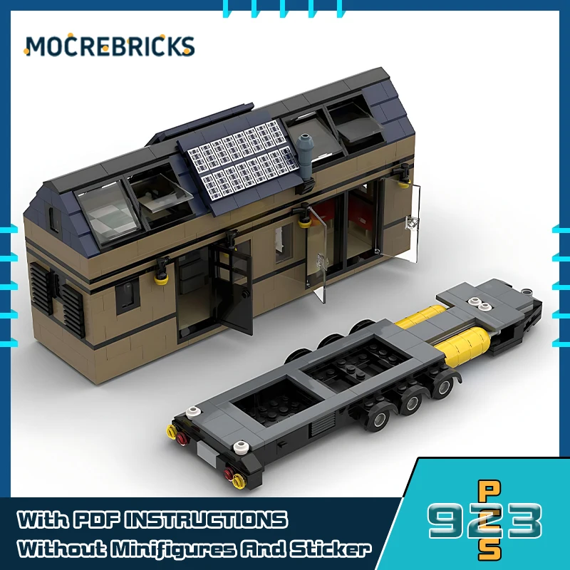 Creative Expert Tiny House On Wheels Building Block Model Modular Architectural Set Display Toy Bricks Children's Collected Gift