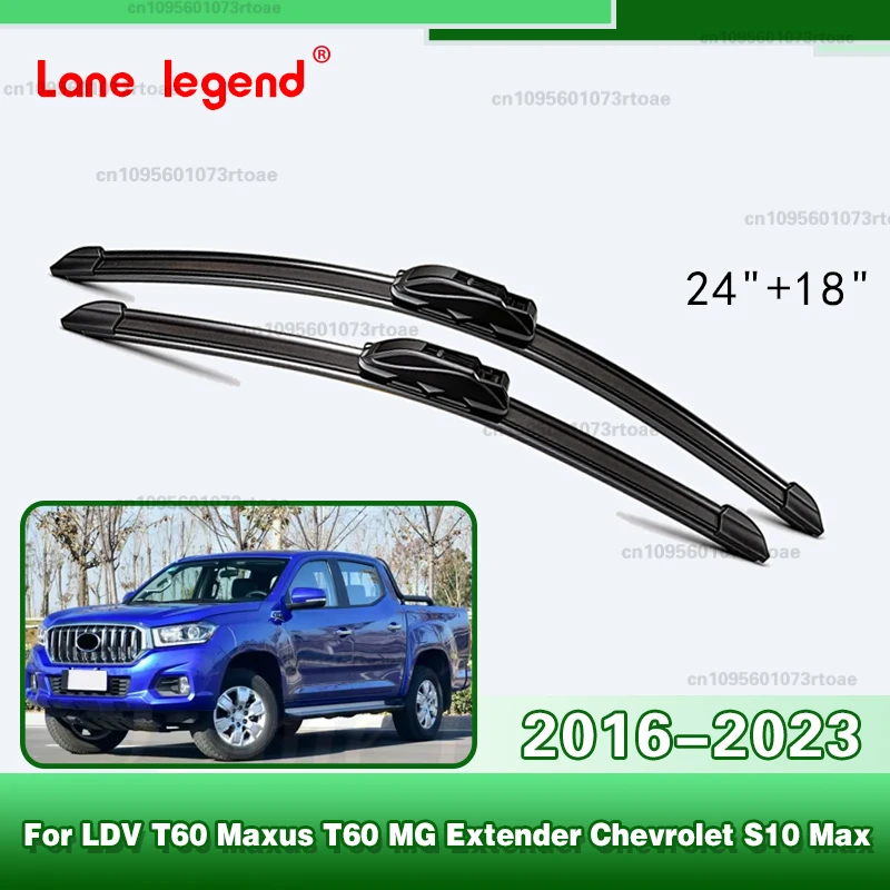 Escobillas Limpiaparabrisas Delanteras para LDV T60 Maxus T60 MG Extender Chevrolet S10 Max 2016 - 2023