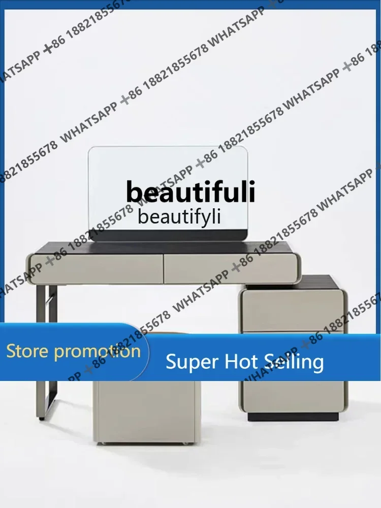 zq1Italian dressing bedroom simple modern chest dressing table new dressing table