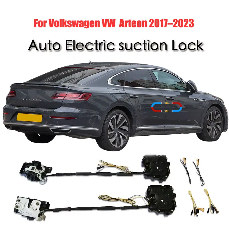 

Для Volkswagen VW Arteon 2017–2023: Механизм плавного закрывания двери автомобиля, электрический доводчик с функцией бесшумного всасывания