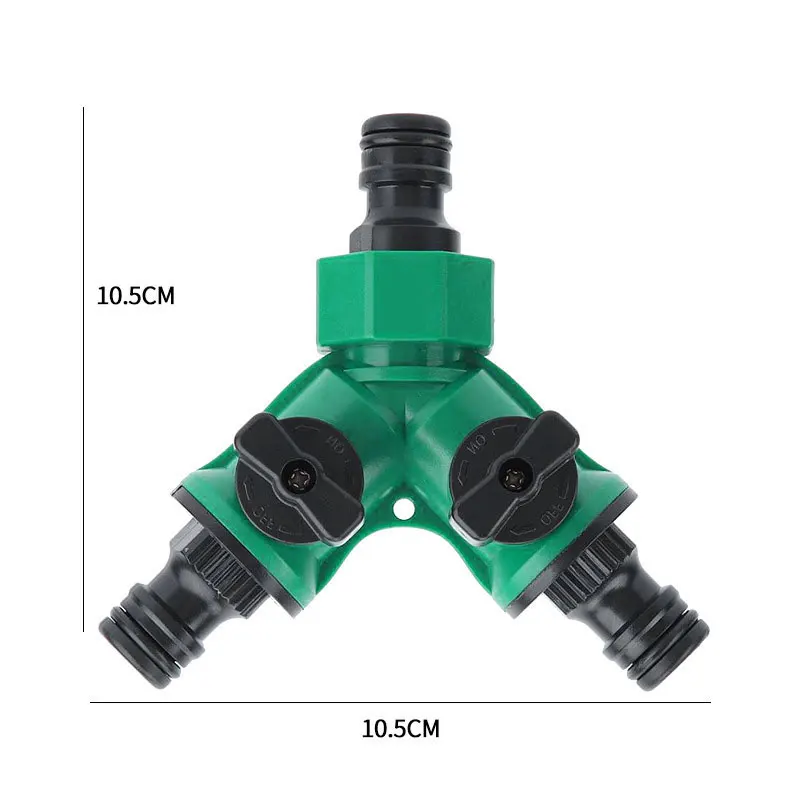 2-drożny rozdzielacz wody z kranu Kran ogrodowy Zawór nawadniający Wąż Rura Szybkozłącze Adapter