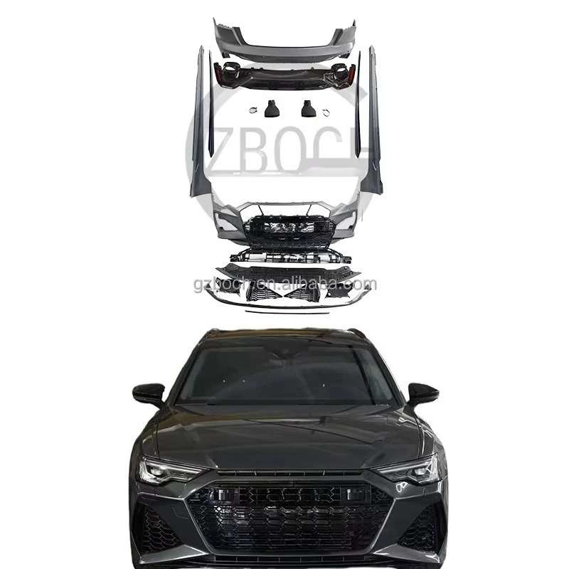 

STLF Genuine Rs6 Bodykit for Audis A6 2019 Upgrade to RS6 Car Parts Front Car Bumper Rear Bumper Side Skirt