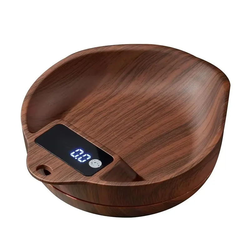 

Digital Kitchen Coffee Scale, Electronic Bean Tray for Hand‑brewed Fresh Coffee, with Weighing Display Tray